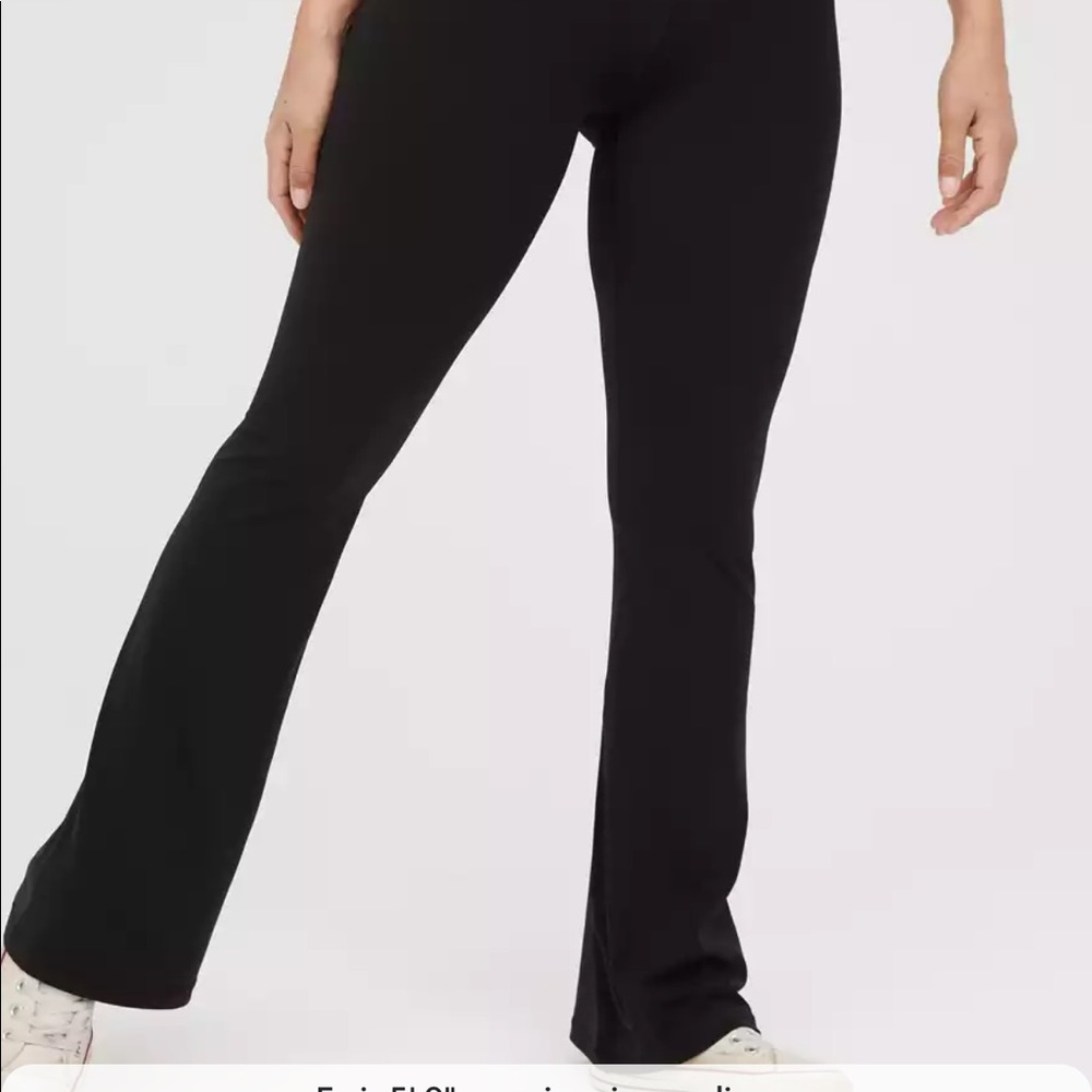 Aerie Crossover Flare Leggings
